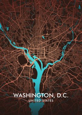 Washington DC City Map