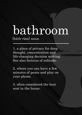 Funny Bathroom Definition