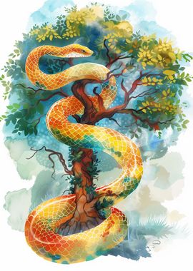 Dragon Snake Cartoon