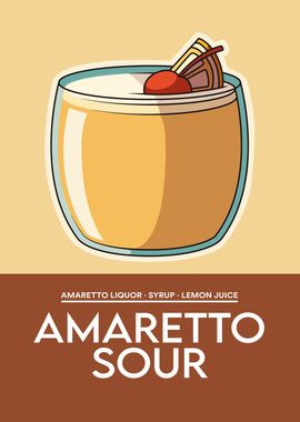 Amaretto Sour Drink