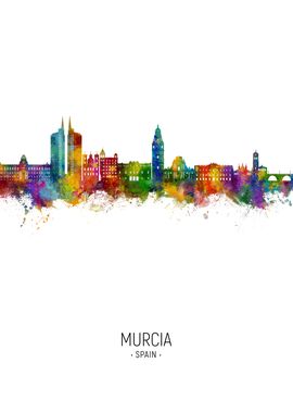 Murcia Skyline Spain