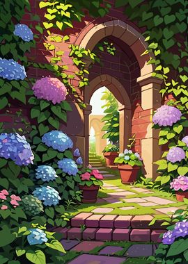 A Flowerful Entrance