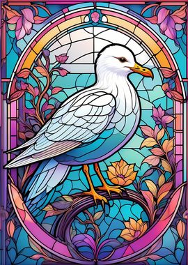 Animal Stained Glass