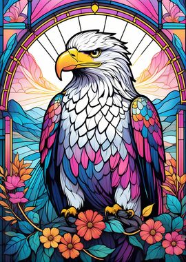 Eagle Stained Glass