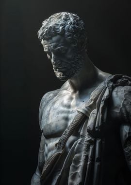 Stoic Hercules Statue