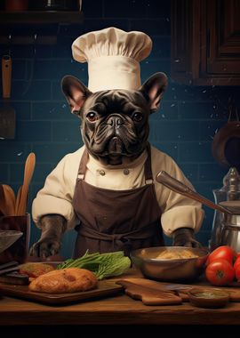 French Bulldog Chef