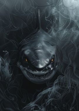 Shark in Black Smoke 