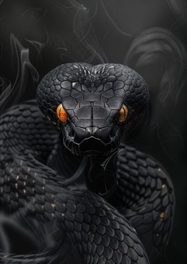 King Cobra in Black Smoke 