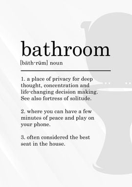 Funny Bathroom Definition