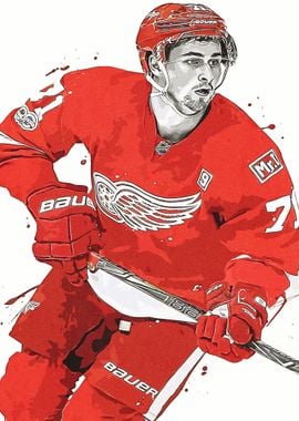 Hockey Player Painting