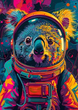 Astronaut Koala Space