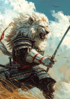 Samurai lion