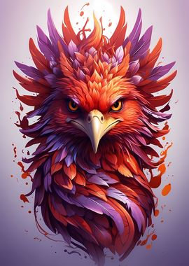 Vivid Phoenix Portrait