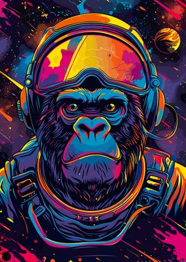 Astronaut Space Gorilla