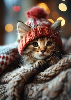 Sweet Winter Cat