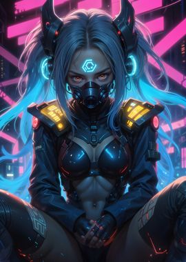 Cyberpunk Anime Girl