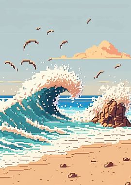 beautiful sea art