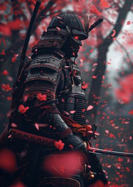 Japanese Samurai Sakura