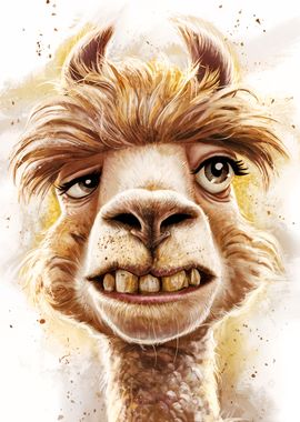 Smiling Lama