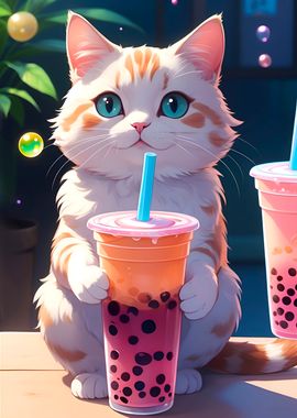 Cute cat anime