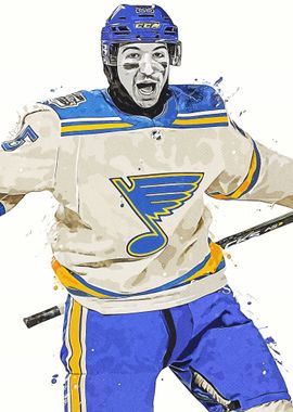 Hockey Player Painting