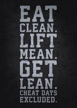 Eat Clean Lift Mean