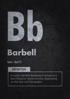 Barbell Funny Gym Workout