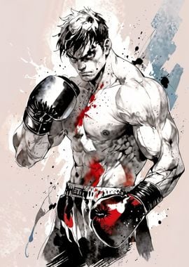 Boxer Ink Art