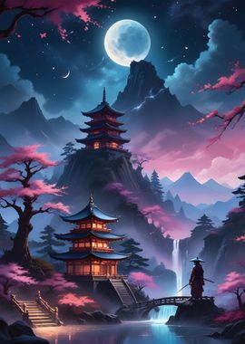 Landscape Midnight Japan