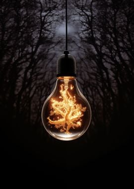 Light Bulb Fire Creative