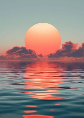 Tropical Ocean Sunset Vibe