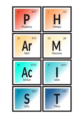 Pharmacist Periodic Table