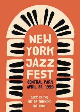 NYC Jazz Festival Poster