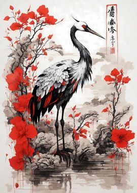 Tranquil Crane