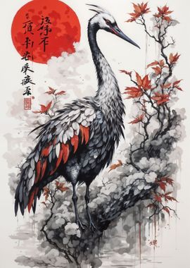 a crane in chinese