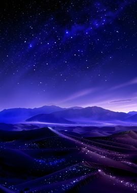 Starry Sky Desert