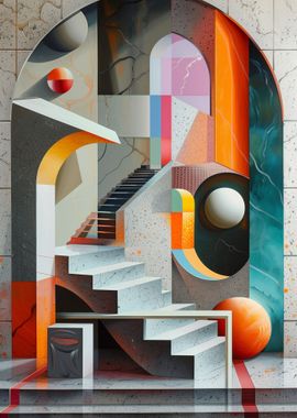 3d Geometric Abstract Art