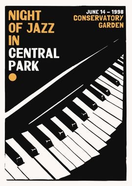 1998 Central Park Jazz Art