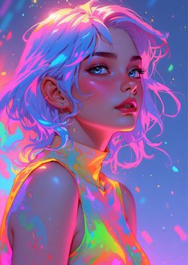 Neon girl