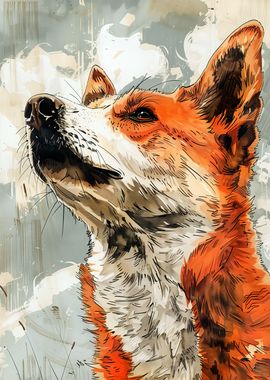 Dog animal art