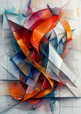 3d Geometric Abstract Art