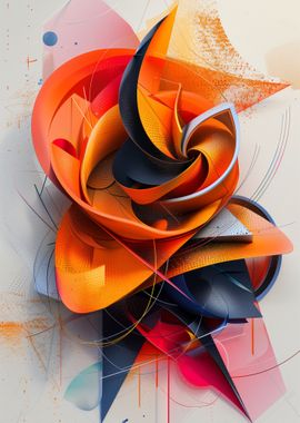 3d Geometric Abstract Art