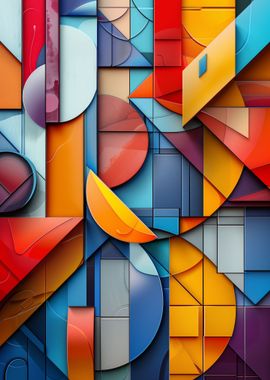 3d Geometric Abstract Art