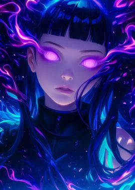 Ethereal Neon Gaze