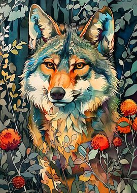 Wolf animal art