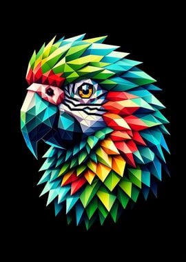 Geometric Baby Parrot