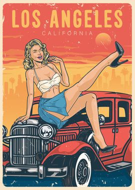 Los Angeles Pin Up Girl