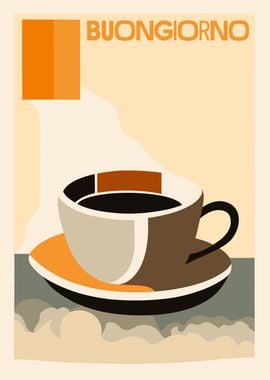 Buongiorno Coffee Poster