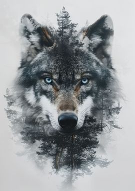 Wolf portrait