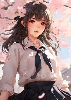 Cherry Blossom japan Girl